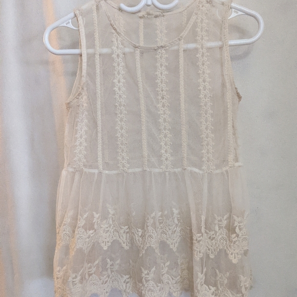 Lace sheer blouse - Picture 1 of 4